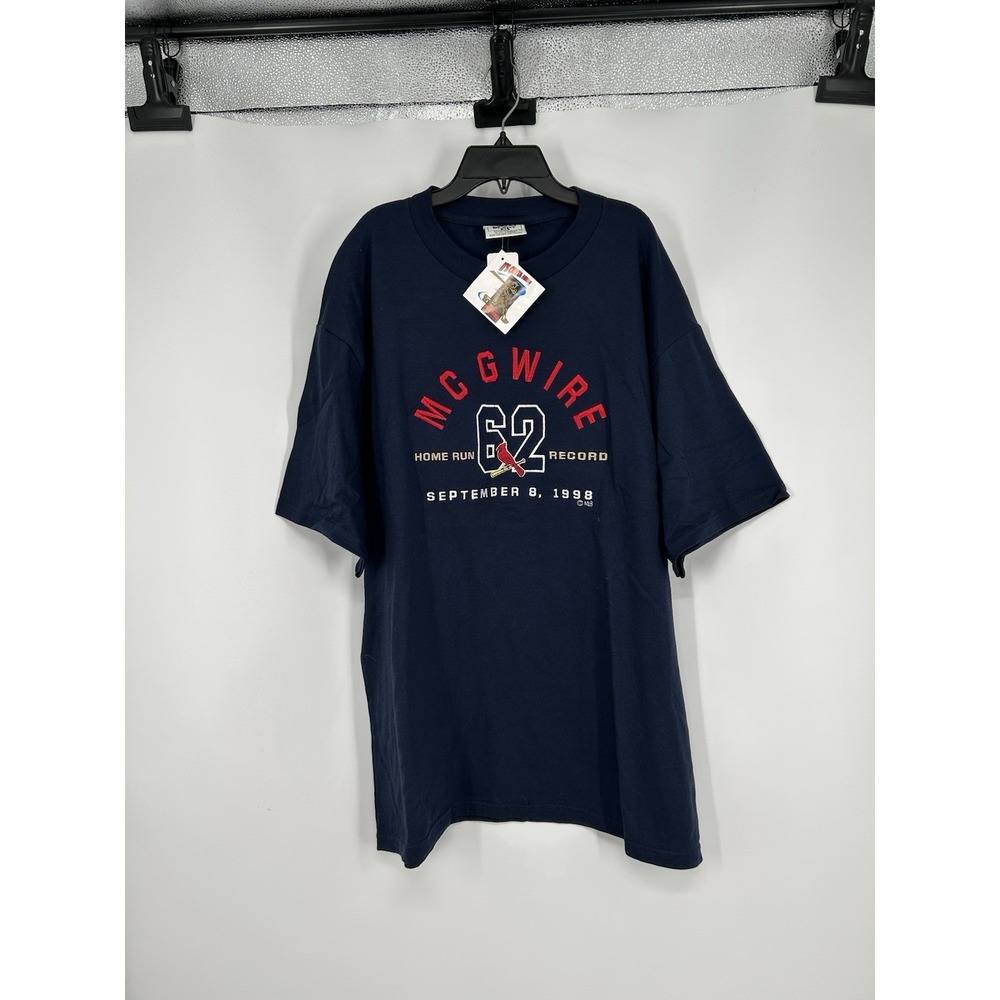 Mark McGwire Lee Sport Home Run Record T Shirt Tee St Louis Cardinals Vintage XL
